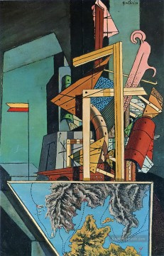 Surrealismus Werke - Melancholie der Abteilung 1916 Giorgio de Chirico Surrealismus